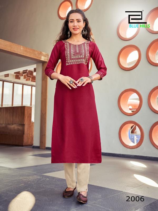 Blue Hills Colorbar Vol 20 Plus Size Viscose Designer Kurti Collection